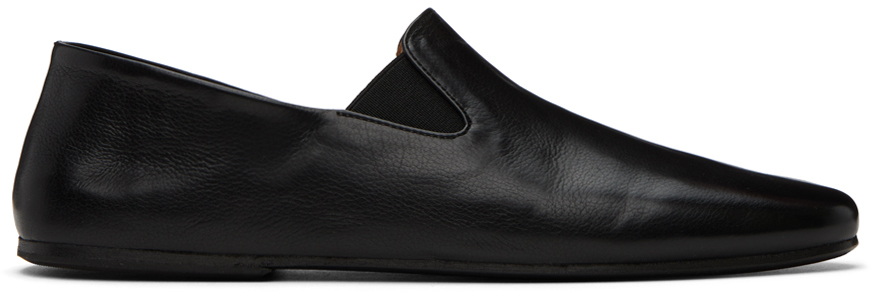 Marsèll Black Razza Loafers In 666 Black