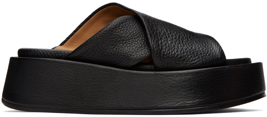 Marsèll Black Platform Sandals