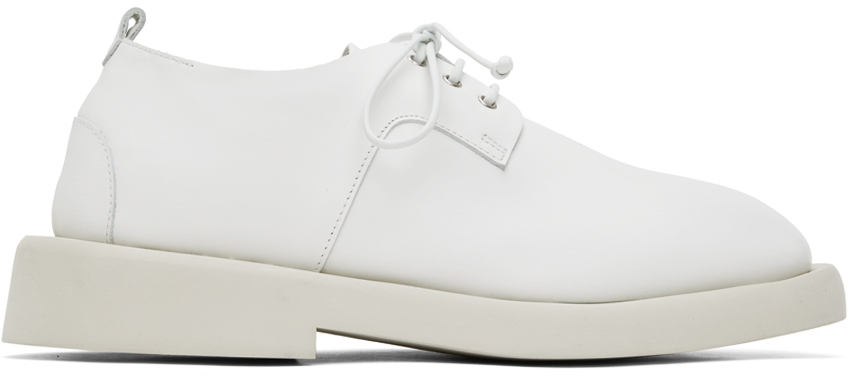 Marsèll White Gomme Gommello Derbys In Optical White With M