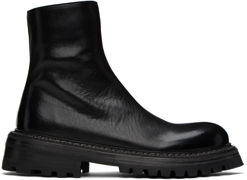 Black Carrucola Boots by Marsèll on Sale