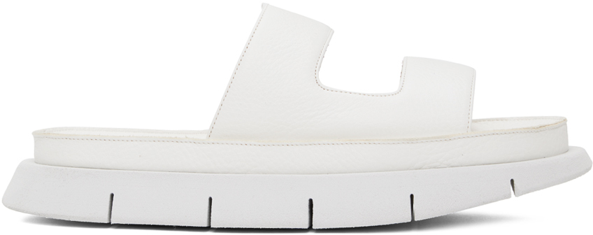 【関税込み】Marsell ホワイト Intagliato サンダル White Intagliato Sandals by Marsèll on Sale