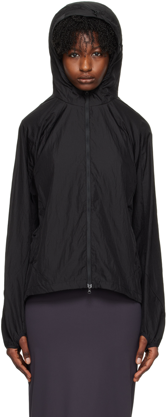 Post Archive Faction (paf) Black Asymmetric Zip Jacket