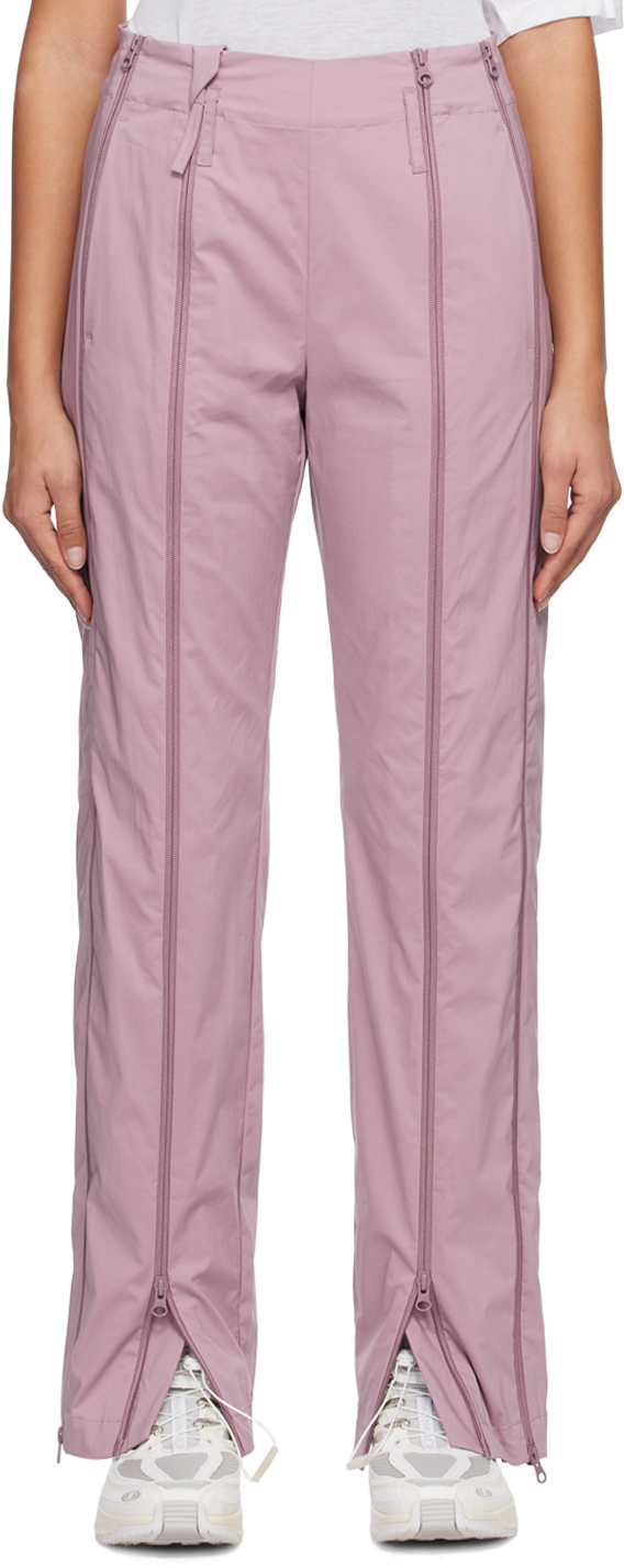 Post Archive Faction (paf) Purple Technical Trousers In Lavender