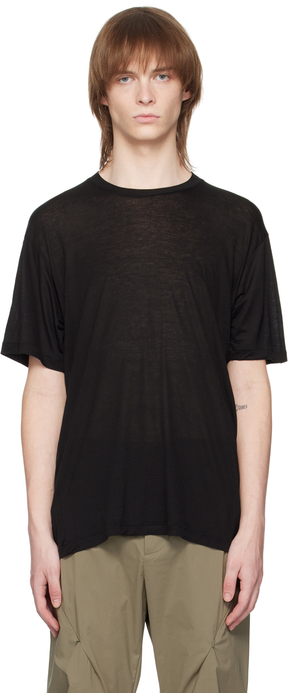 Post Archive Faction (paf) Black Printed T-shirt