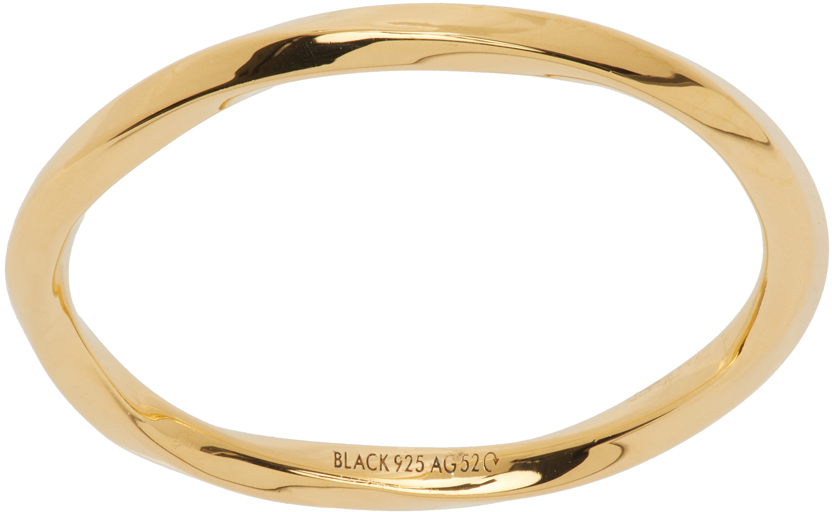 Maria Black Gold Sadie Ring In Gold Hp