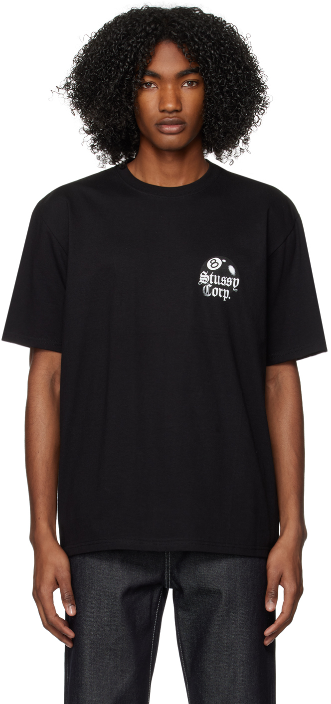 Stüssy: Black 8 Ball Corp. T-Shirt | SSENSE UK