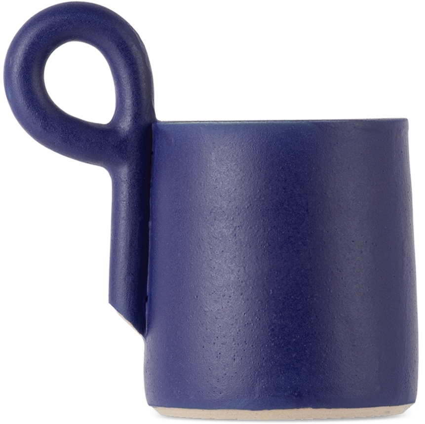 Milo Made Ceramics Ssense Exclusive Blue 25 Mug