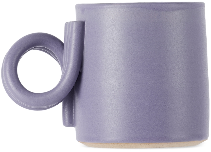 Milo Made Ceramics Ssense Exclusive Purple 3 Mug