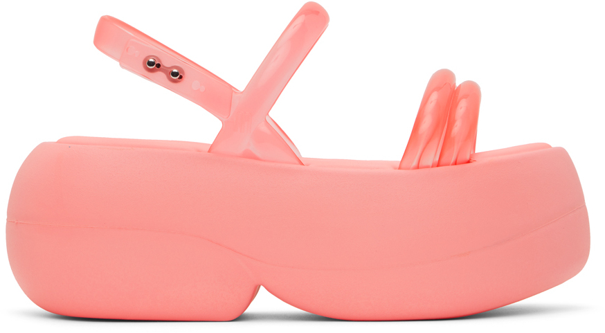 Pink Melissa Airbubble Platform Sandals