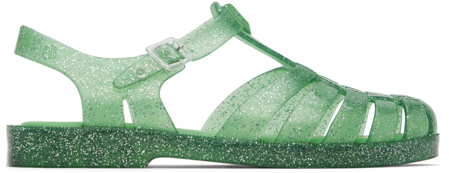 Shop Melissa Green Possession Loafers In Al209 Green