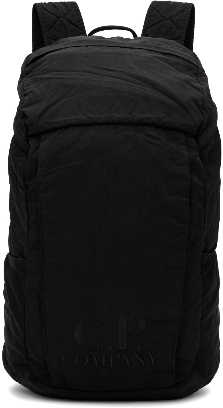 C.P. Company: Black Nylon B Backpack | SSENSE Canada