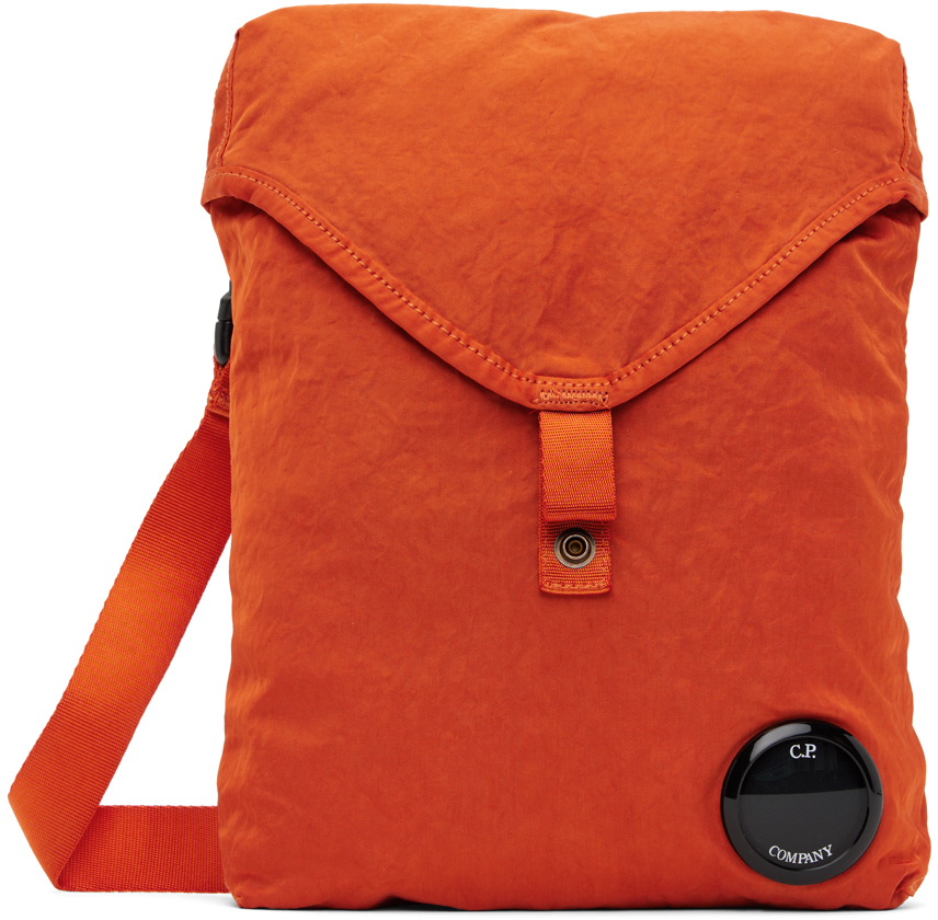 C.p. Company Orange B Shoulder Bag In 439 Harvest Pumpkin
