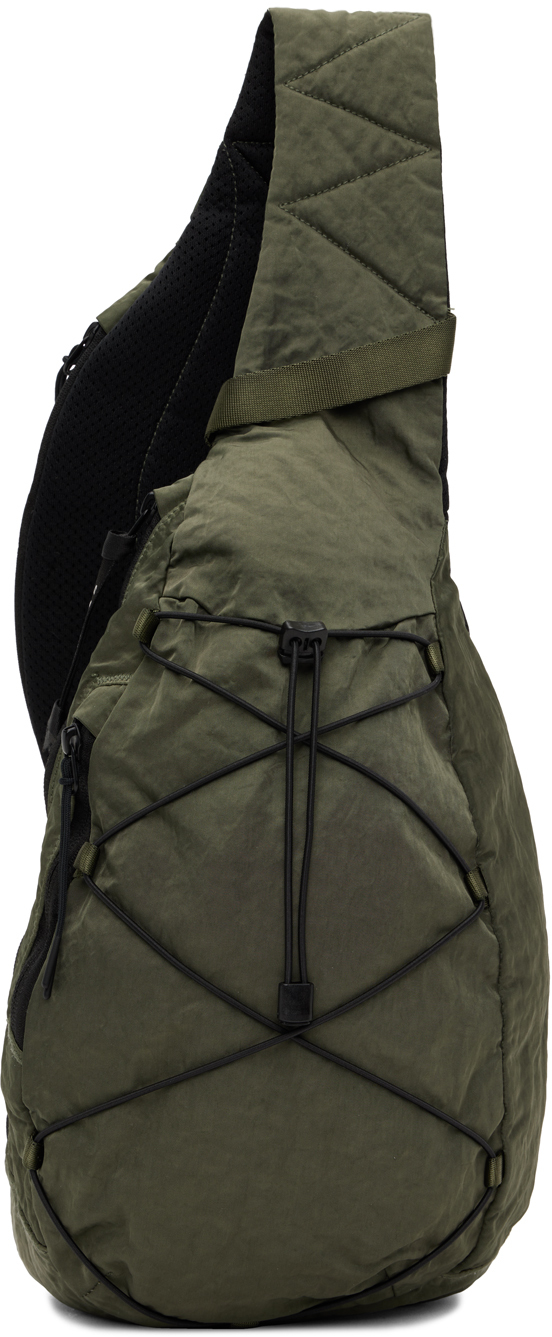 C.P. Company Khaki Nylon B Crossbody Bag