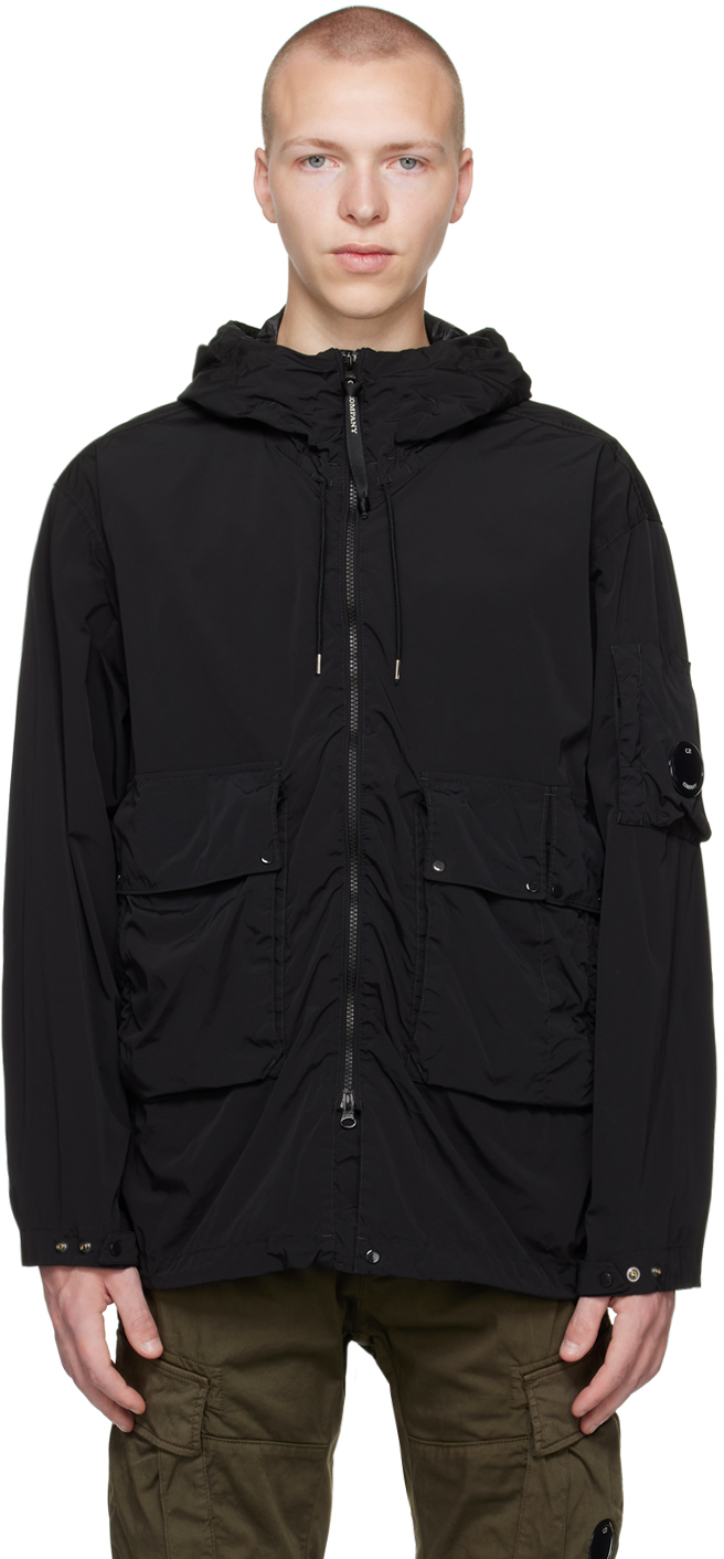 Shop C.p. Company Black Nycra-r Jacket In 999 Black