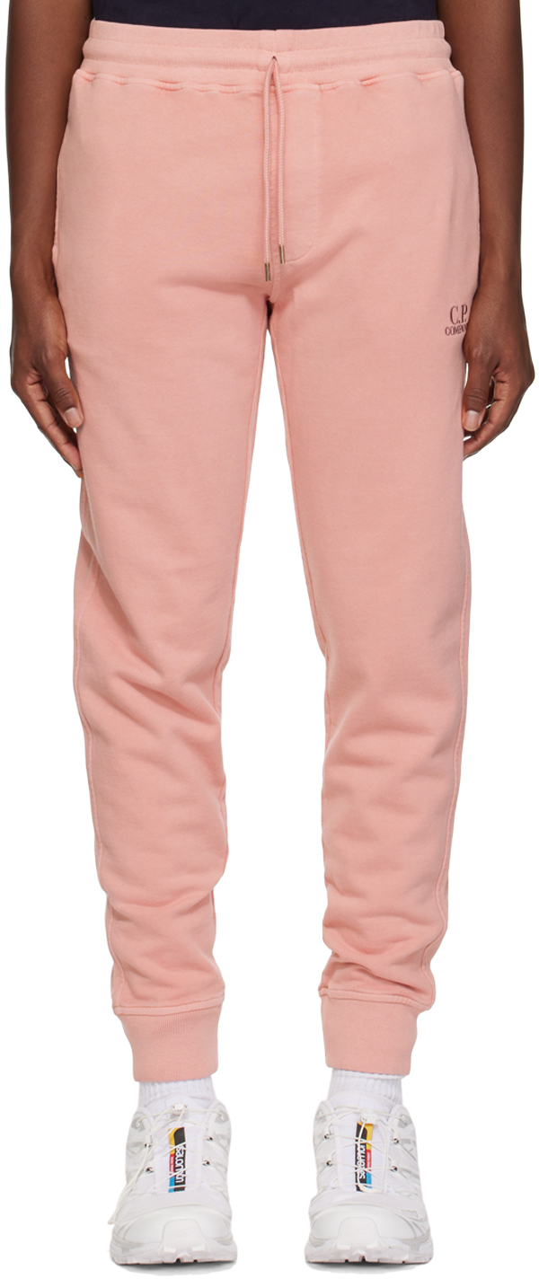 C.p. Company Pink Tapered Sweatpants In 509 Pale Mauve