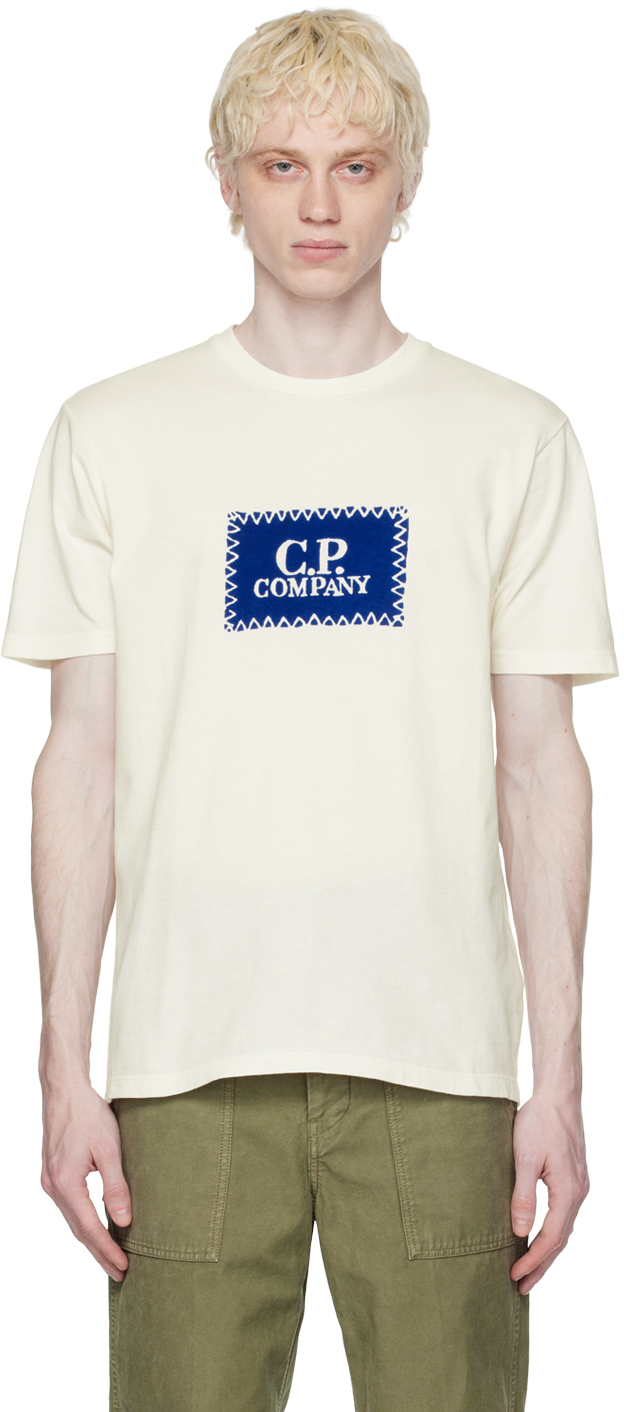 C.p. Company Logo-print Cotton T-shirt In V01 Var.01