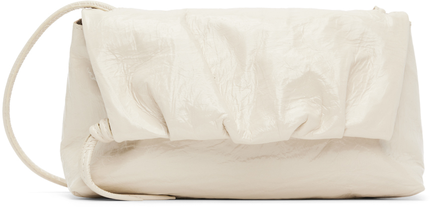 Dries Van Noten Off-white Textured Bag In 8 Off White