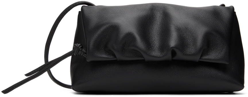 Dries Van Noten Black Mini Leather Shoulder Bag