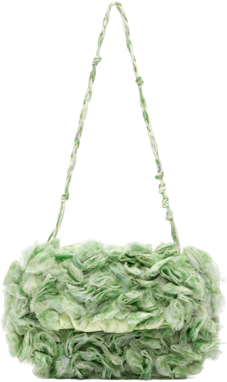 Green Ruffle Bag