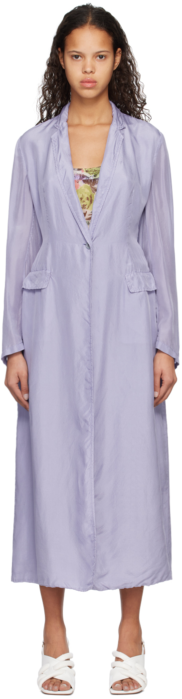 dries van noten purple coat