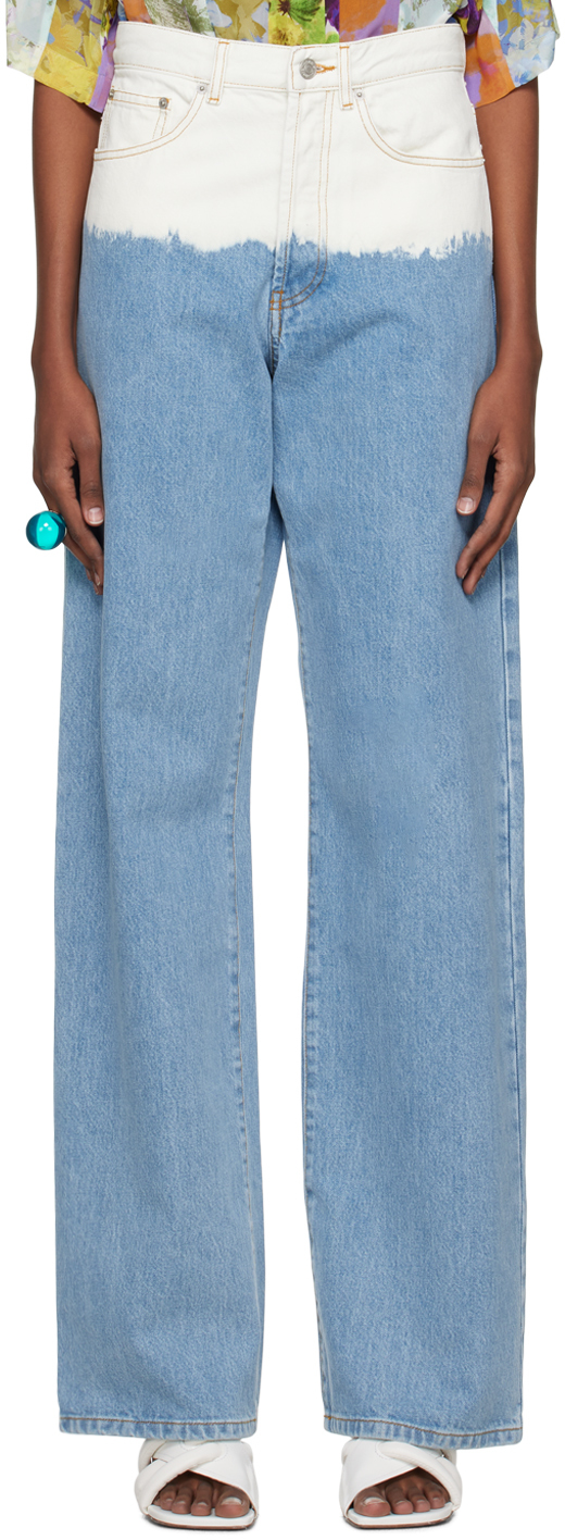 SSENSE Exclusive Blue Peyton Jeans