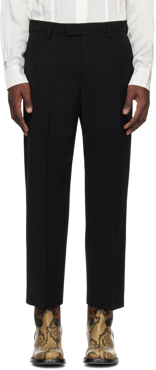tailored cotton cropped trousers | Thom Browne