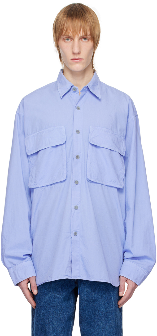 Dries Van Noten - Man - Blue - Shirt main image 1