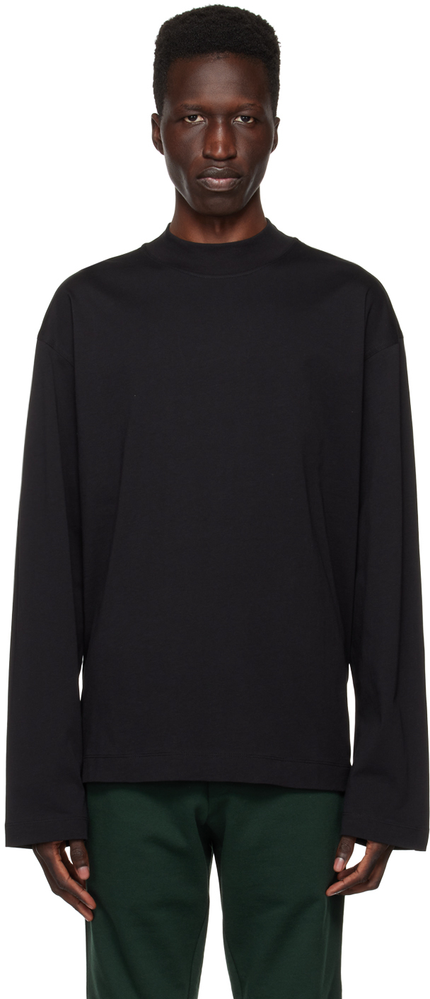 Oversize Longsleeve T-shirt In Black