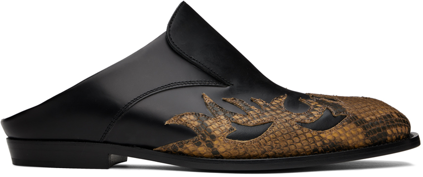 Dries Van Noten Multicolor Woven Leather Loafers