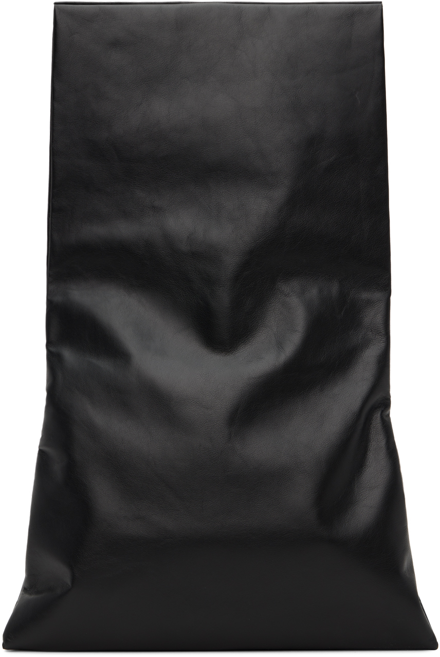 The Row Black Large Glove Bag SSENSE