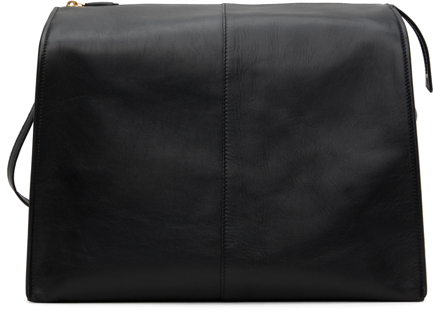 The Row Aspen Clutch Bag In Napa Leather In Black