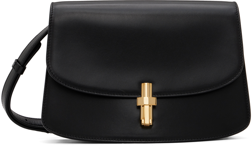 The Row Black Sofia 8.75 Crossbody Bag