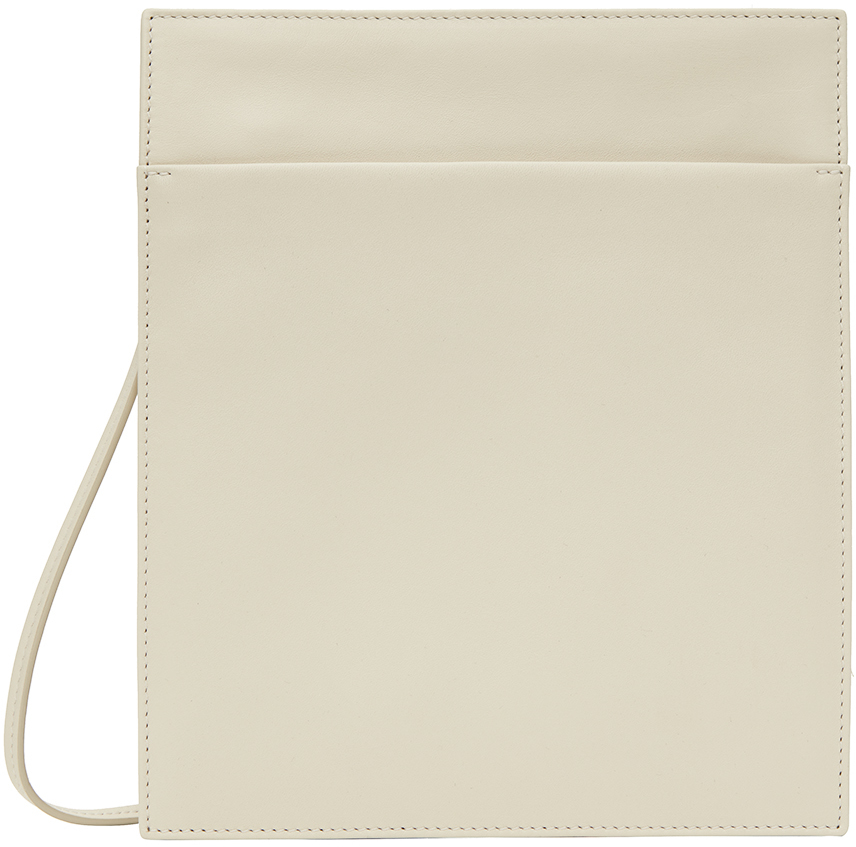 The Row Off-white Pocket Pouch In Neutral
