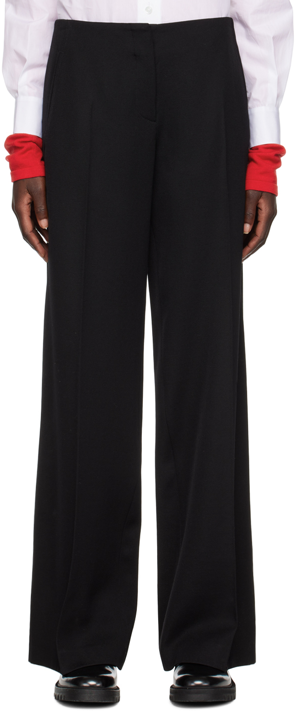 THE ROW BLACK PIPA TROUSERS