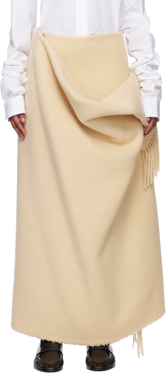 THE ROW BEIGE APHRA MAXI SKIRT