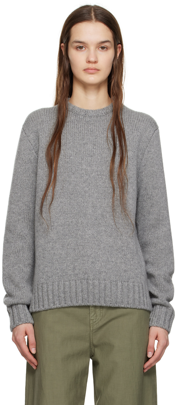 The Row Gray Benji Sweater In Mhg Medium Heather G
