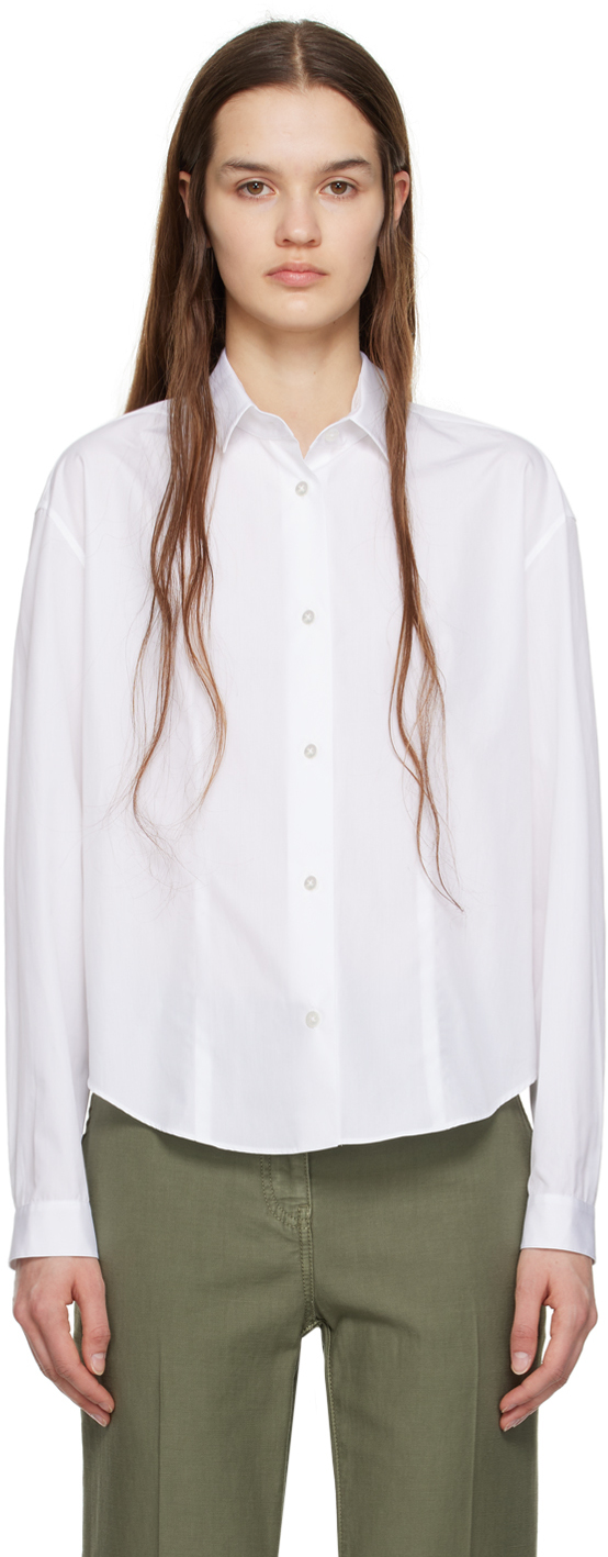 The Row Chemise Baltica blanche SSENSE France