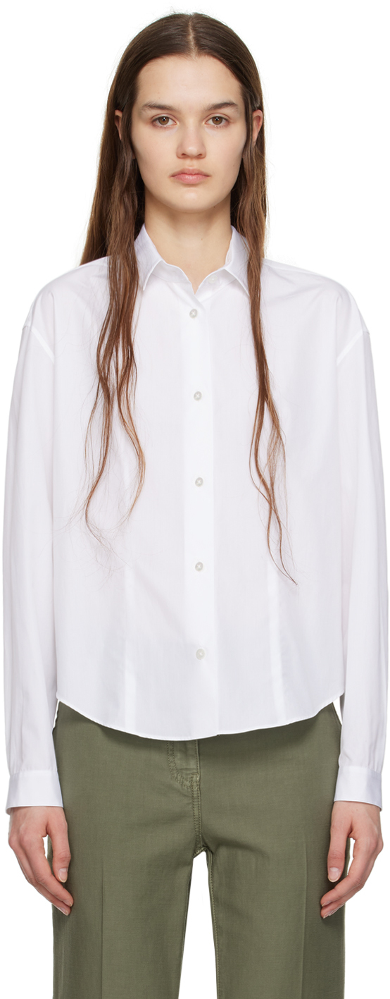 The Row: White Baltica Shirt | SSENSE UK