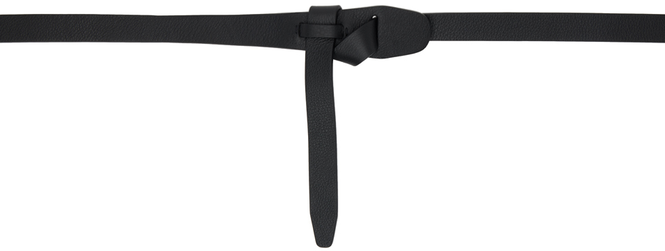 The Row Black Knotted Belt
