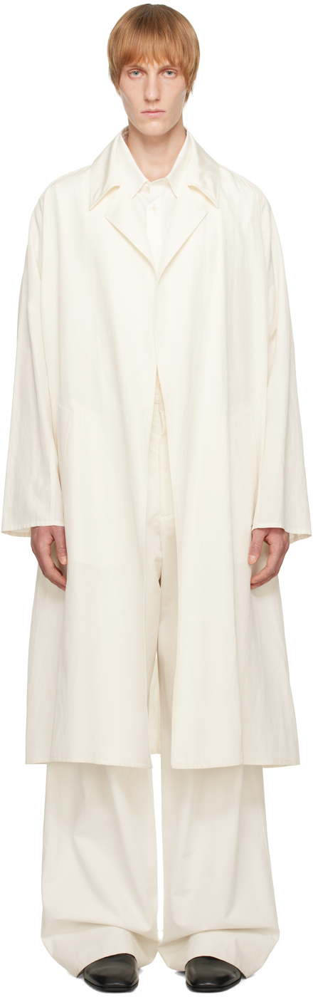 Off White Emilio Coat by The Row on Sale