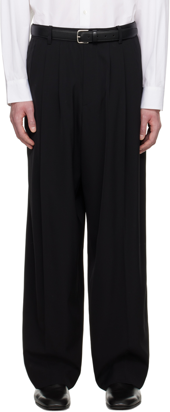 Black Rufus Trousers