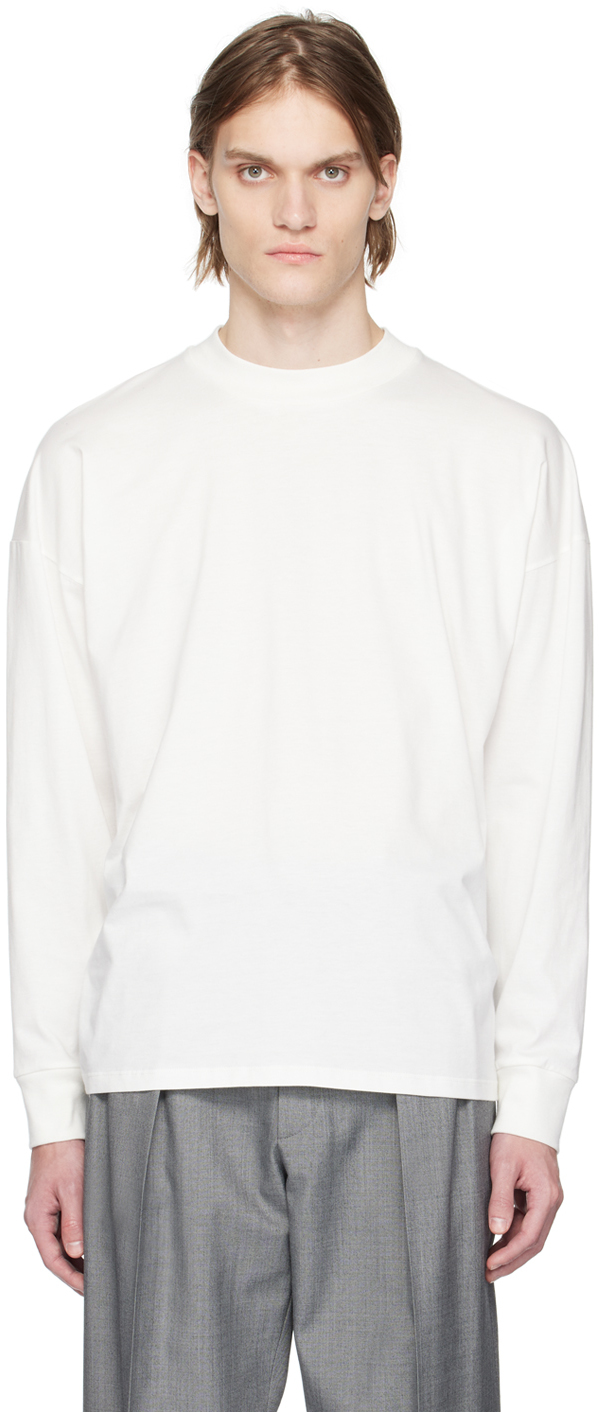 The Row: White Drago Long Sleeve T-Shirt | SSENSE