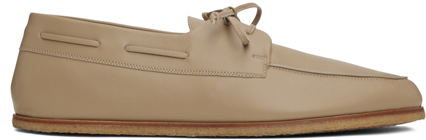 The Row Taupe Sailor Loafers