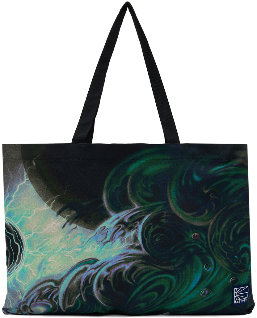 Rassvet Black Dian Liang Tote In Print