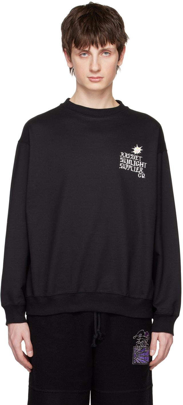 Rassvet Black 'sunlight Supplier' Sweatshirt