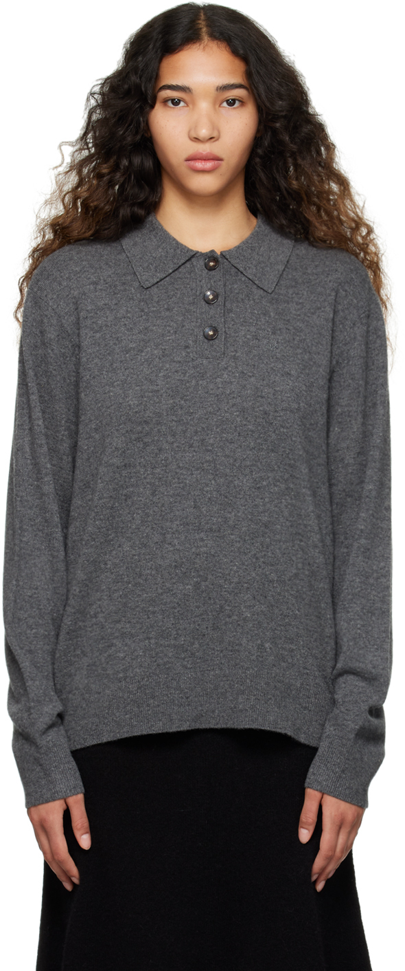 The Garment Como Sweater In Grey Melange