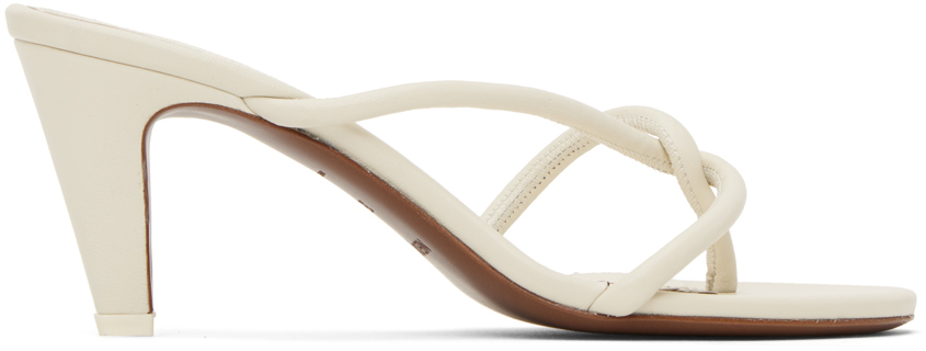Off-White Venus Heeled Sandals by NEOUS on Sale