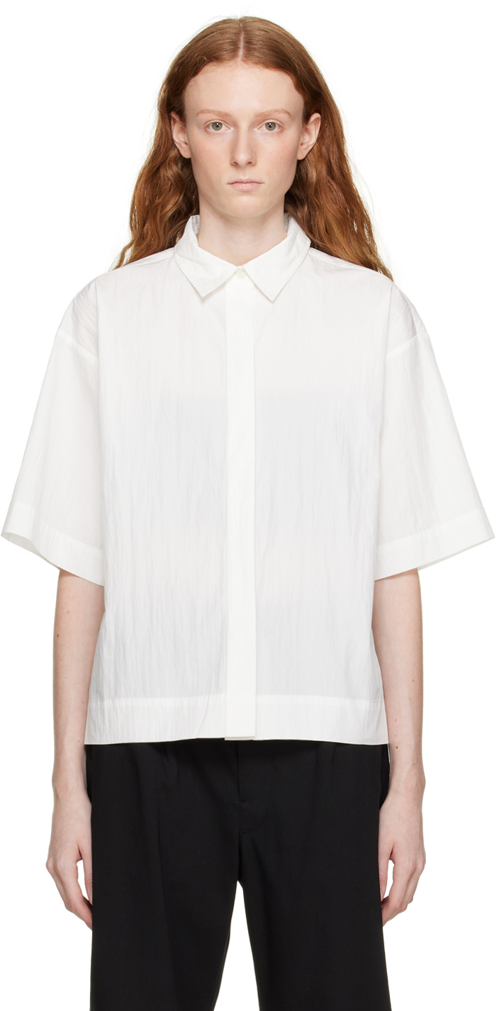 CO White Covered Placket Shirt