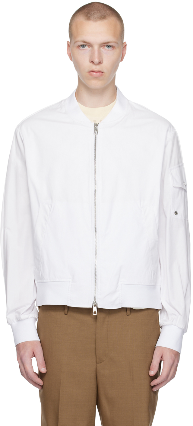 White Bomber Shirt