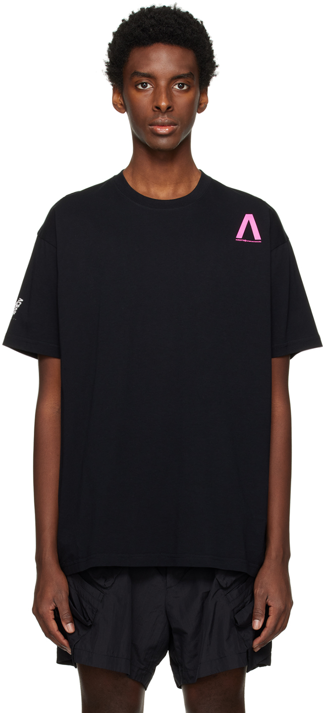 ACRONYM Black Printed T-Shirt
